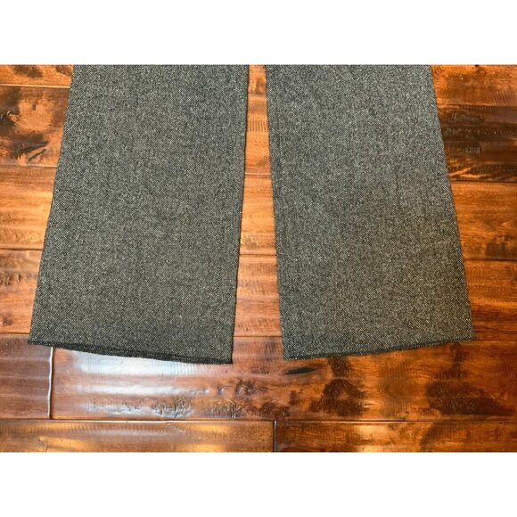 KAUFMANFRANCO Gray Black Onyx Wool Straight Leg Dress Pants NWT $895 Size 6 - Picture 3 of 5